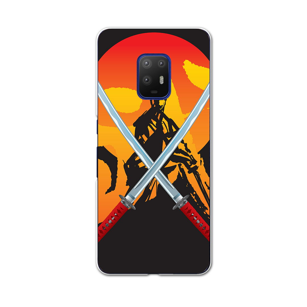 igcase arrows 5G F-51A 専用ハードケース F51A docomo ドコモ スマホカバー カバー ケース pc ハードケース 004479 日本語・和柄 侍　刀　イラスト