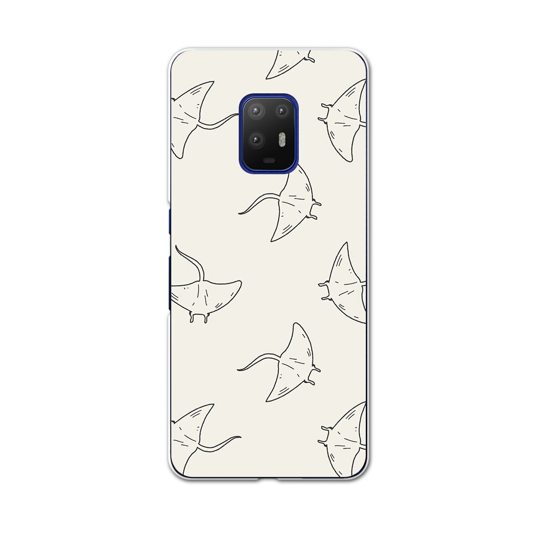 igcase arrows 5G F-51A 専用ハードケース F51A docomo ドコモ スマホカバー カバー ケース pc ハードケース 010682 エイ 海 生き物