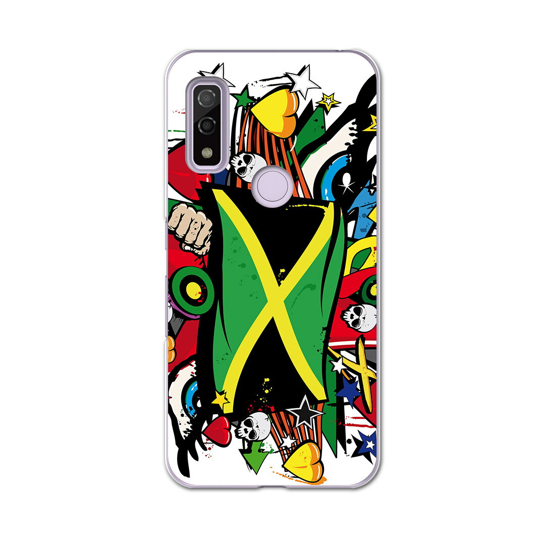 Arrows We F-51B FCG01用 ハードケース f51b igcase スマホカバー カバー ケース pc ハード 000270 クール ジャマイカ　レゲエ　HIPHOP