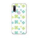 Arrows We F-51B FCG01用 ハードケース f51b igcase スマホカバー カバー ケース pc ハード 006603 チェック・ボーダー クローバー 模様