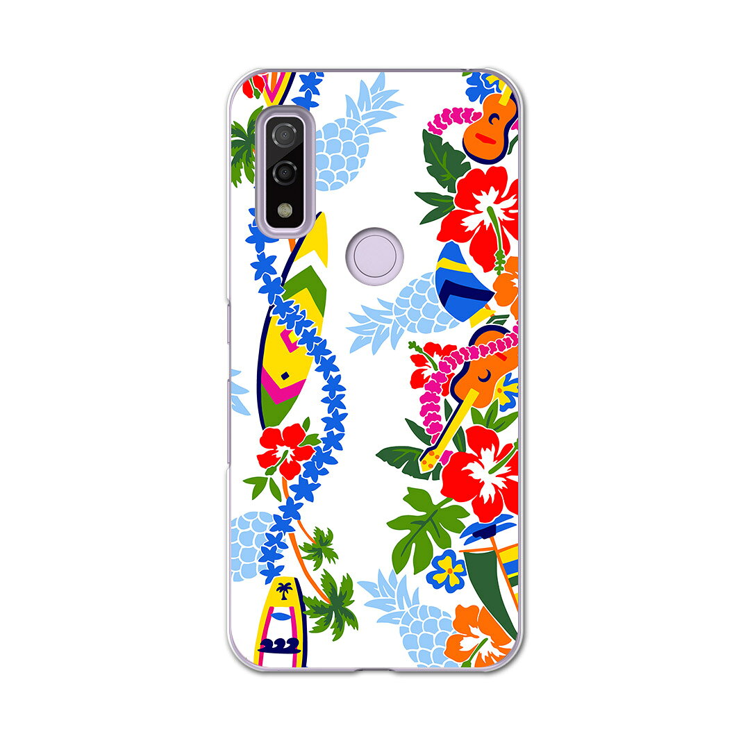 Arrows We F-51B FCG01用 ハードケース f51b igcase スマホカバー カバー ケース pc ハード 006871 フラワー 花　フラワー　ハワイ