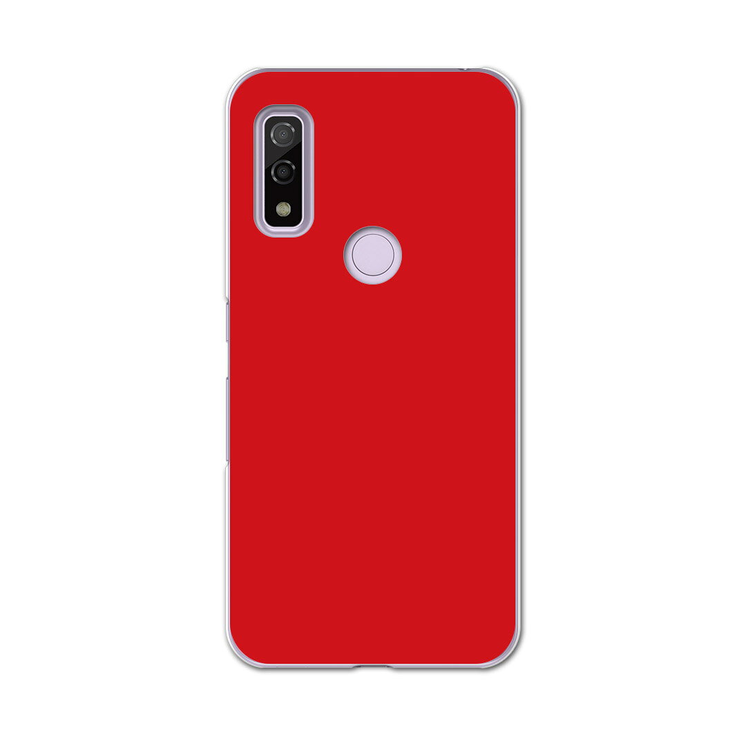 Arrows We F-51B FCG01用 ハードケース f51b igcase スマホカバー カバー ケース pc ハード 009020 その他 シンプル　無地　赤