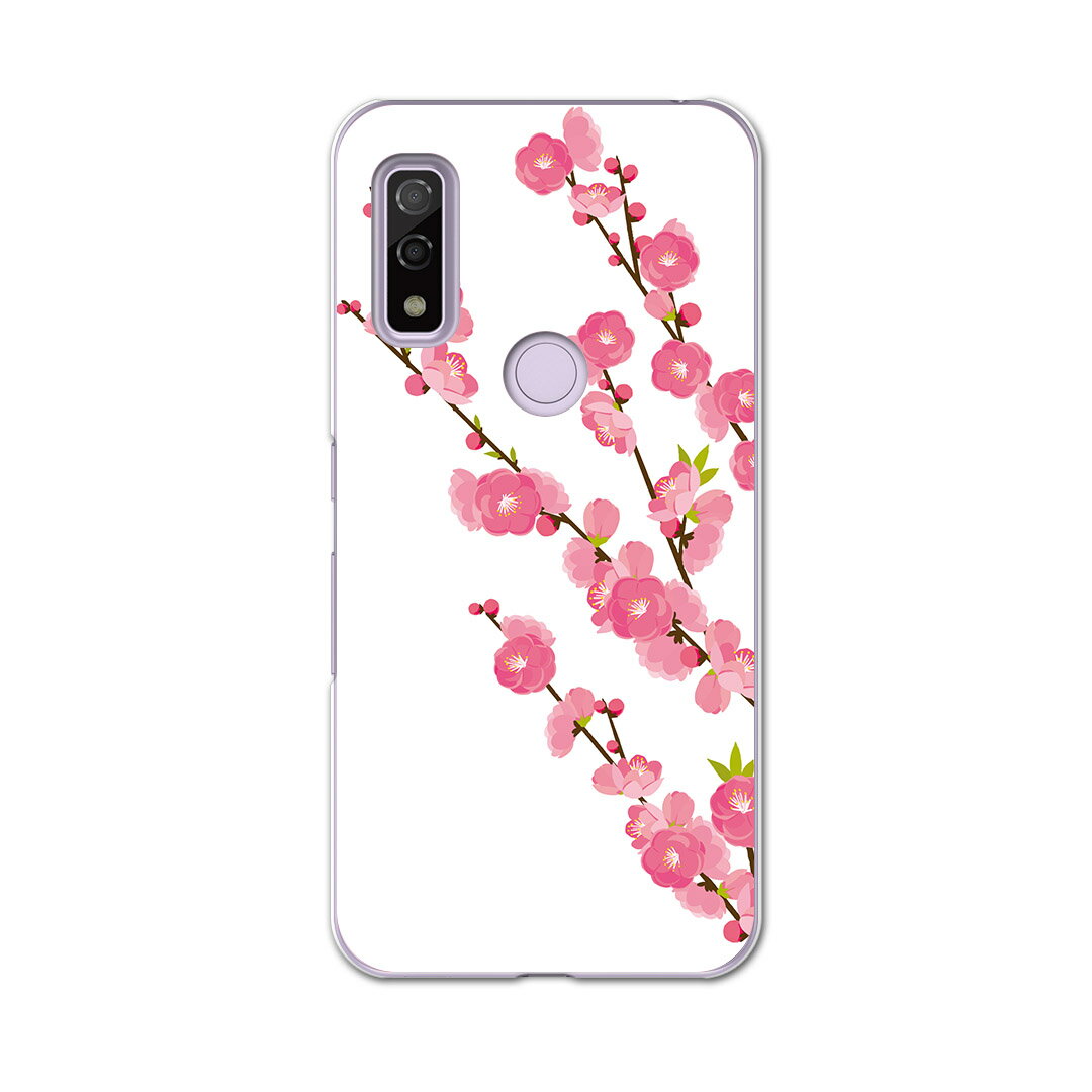 Arrows We F-51B FCG01用 ハードケース f51b igcase スマホカバー カバー ケース pc ハード 012863 ひな祭り 桃の花 節句