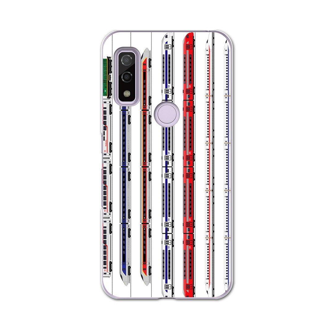 Arrows We F-51B FCG01用 ハードケース f51b igcase スマホカバー カバー ケース pc ハード 013216 乗り物　新幹線　電車