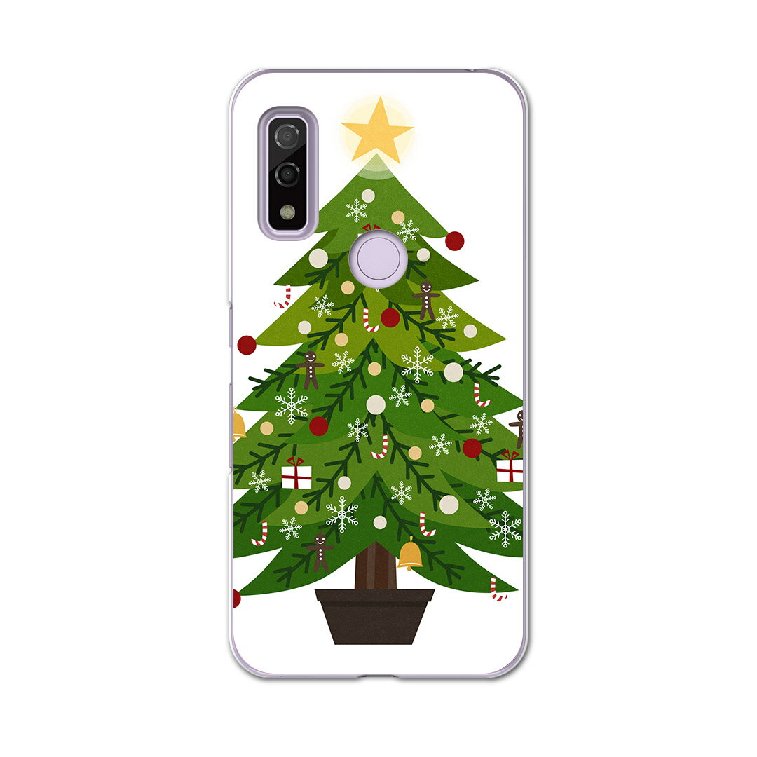 Arrows We F-51B FCG01用 ハードケース f51b igcase スマホカバー カバー ケース pc ハード 013724 クリスマス ツリー