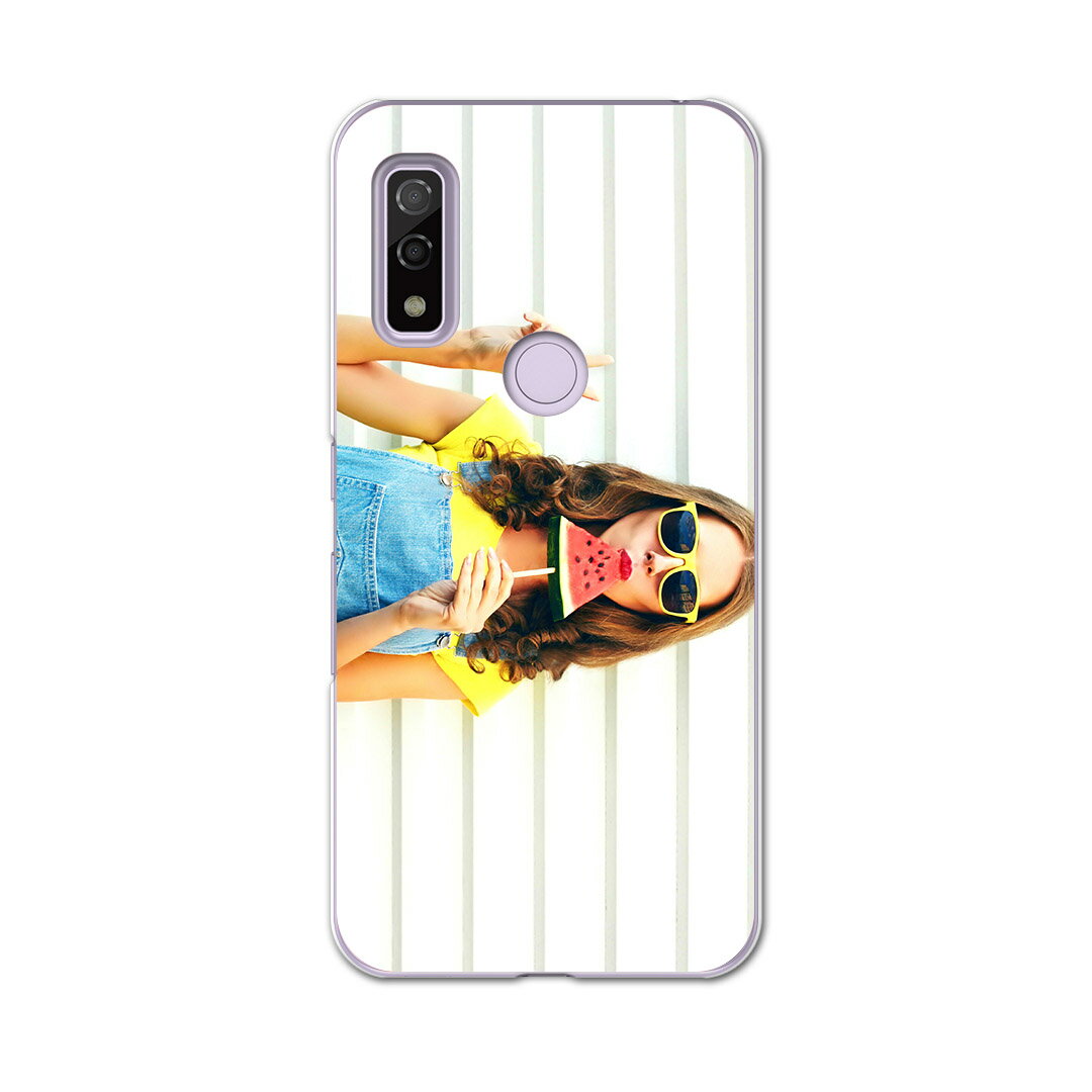 Arrows We F-51B FCG01用 ハードケース f51b igcase スマホカバー カバー ケース pc ハード 014930 夏　外国人　すいか　ユニーク