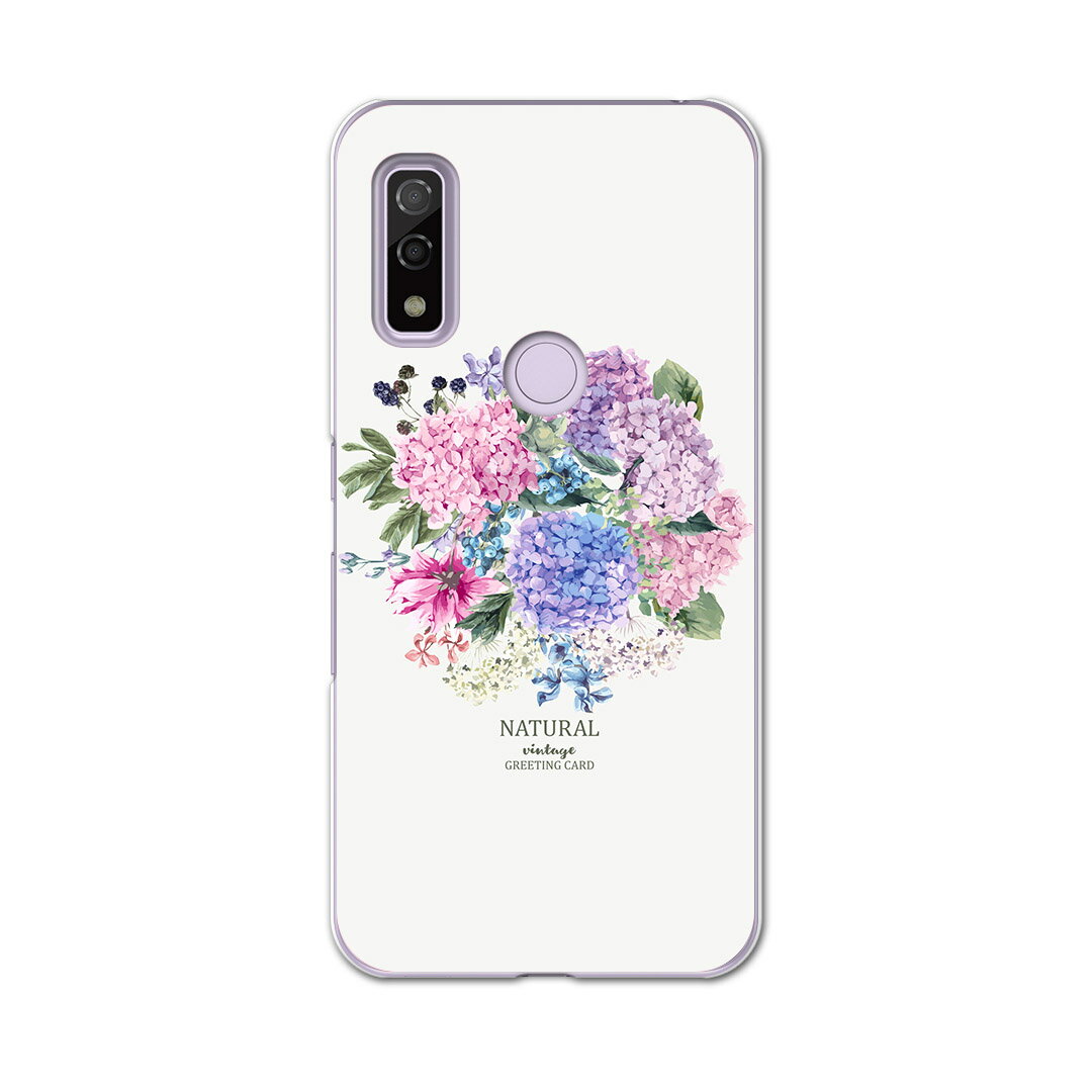 Arrows We F-51B FCG01用 ハードケース f51b igcase スマホカバー カバー ケース pc ハード 016328 あじさい　梅雨　花