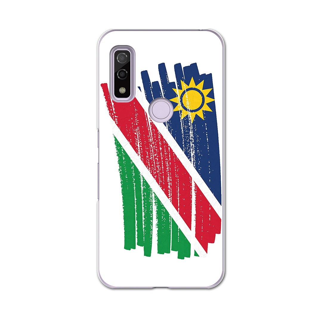 Arrows We F-51B FCG01用 ハードケース f51b igcase スマホカバー カバー ケース pc ハード 018516 国旗 namibia ナミビア
