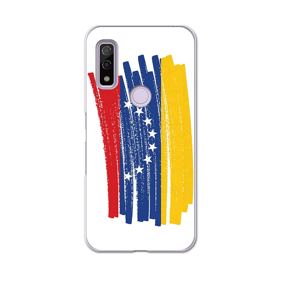 Arrows We F-51B FCG01用 ハードケース f51b igcase スマホカバー カバー ケース pc ハード 018598 国旗 venezuela ベネズエラ