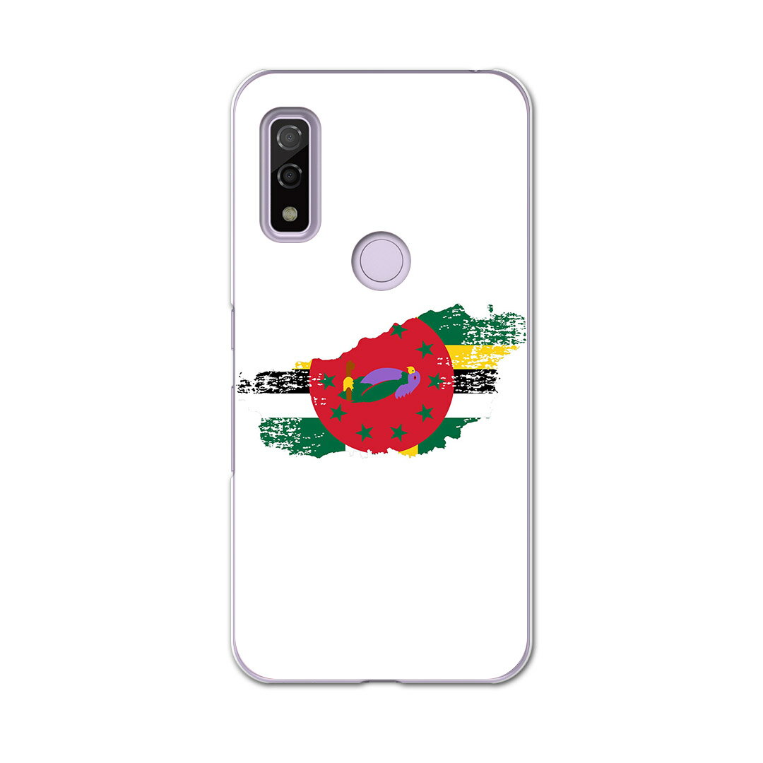 樂天商城 - Arrows We F-51B FCG01用 ハードケース f51b igcase スマホカバー カバー ケース pc ハード 018815 国旗 dominica ドミニカ