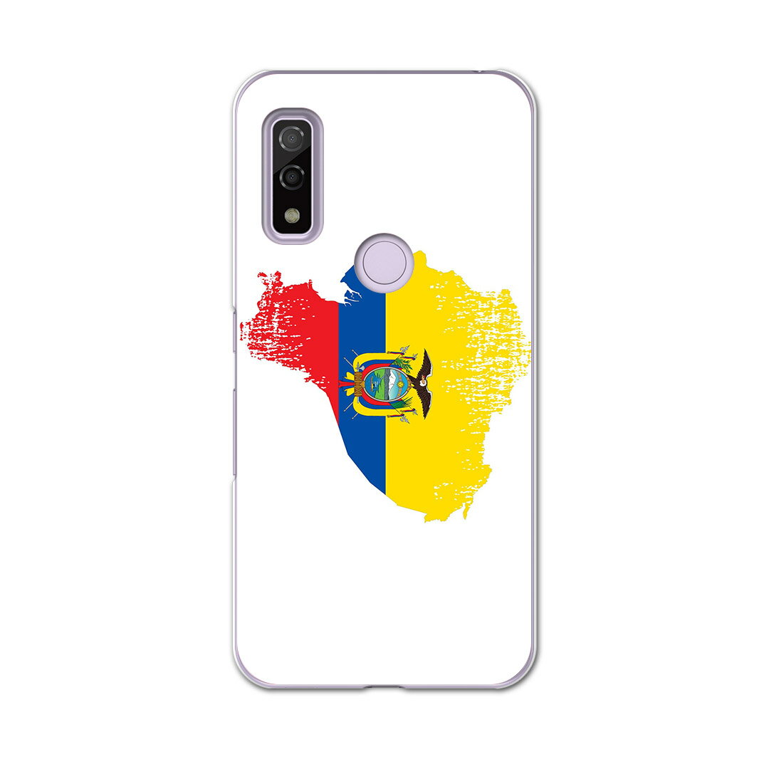 Arrows We F-51B FCG01用 ハードケース f51b igcase スマホカバー カバー ケース pc ハード 018817 国旗 ecuador エクアドル