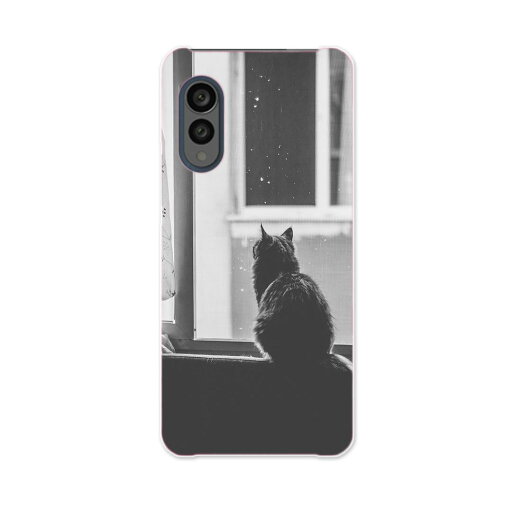 arrows N F-51C 用 ケース カバー f51c ハードケース 023086 猫 ねこ 写真 モノクロ arrows N F-51C 用 ケース カバー f51c ハードケース 023086 猫 ねこ 写真 モノクロ