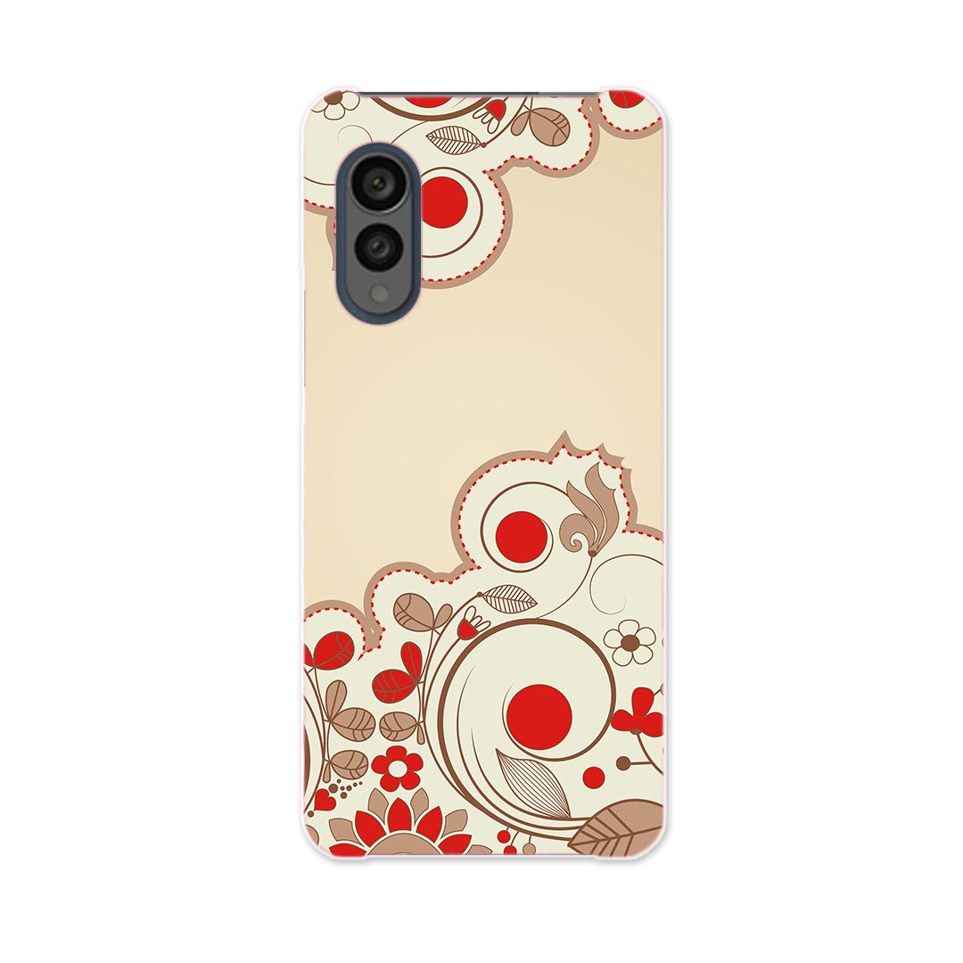 arrows N F-51C 用 ケース カバー f51c ハードケース 005869 花(2.0)