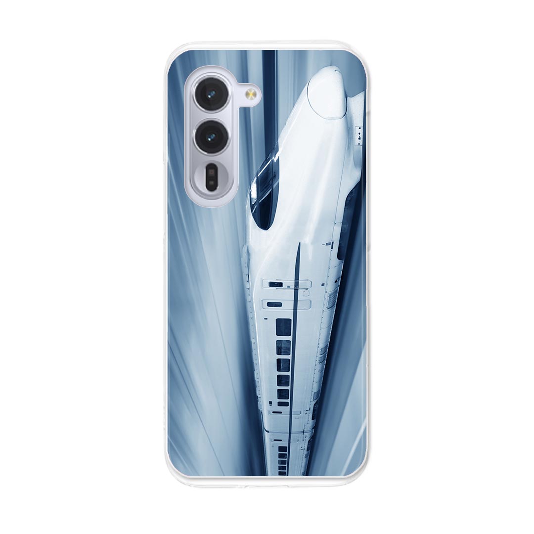 arrows Alpha F-51F 用 スマホカバー f51f ケース カバー ハードケース 000868 新幹線