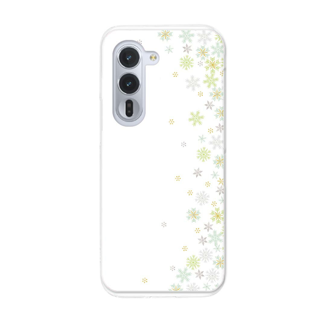 樂天商城 - arrows Alpha F-51F 用 スマホカバー f51f ケース カバー ハードケース 015255 雪　雪の結晶　クリスマス