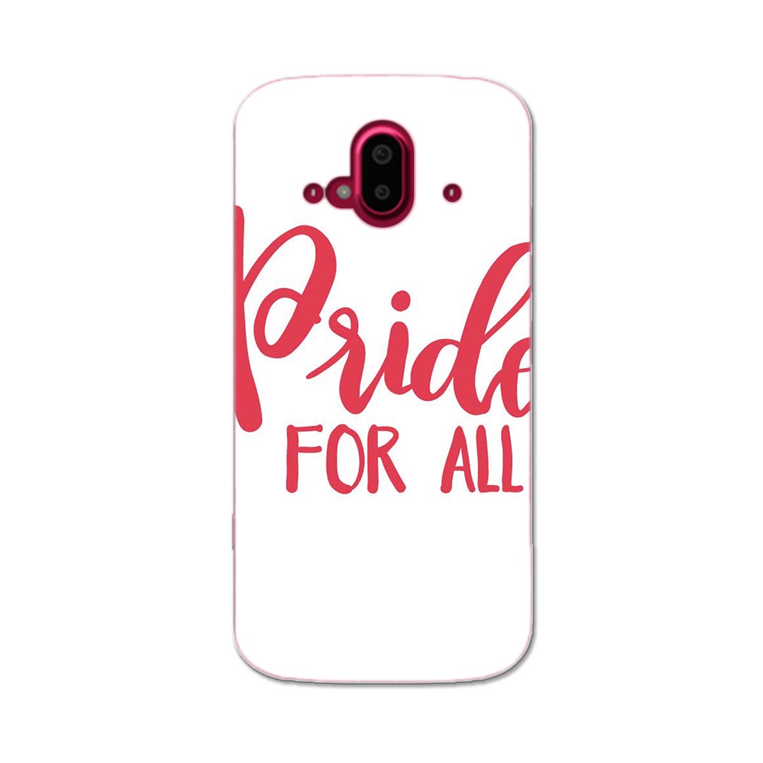 らくらくスマートフォン F-52B tpu f52b スマホ カバー ケース スマホケース スマホカバー TPU ソフトケース 031845 ポップ 文字 プライド 誇り