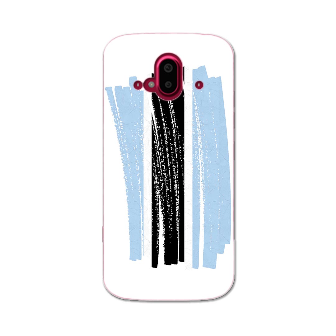 らくらくスマートフォン F-52B tpu f52b スマホ カバー ケース スマホケース スマホカバー TPU ソフトケース 018404 国旗 botswana ボツワナ