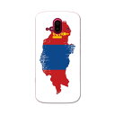 らくらくスマートフォン F-52B tpu f52b スマホ カバー ケース スマホケース スマホカバー TPU ソフトケース 018890 国旗 mongolia モンゴル