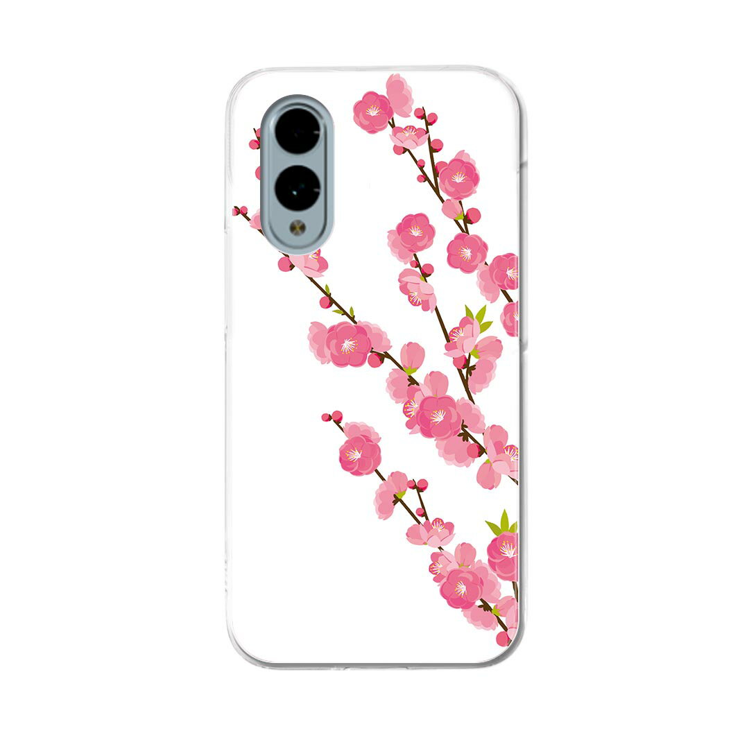 arrows We2 F-52E 用 ハードケース F-52E / FCG02 共通対応 ハード ケース f52e 対応 ケース カバー 012863 ひな祭り 桃の花 節句