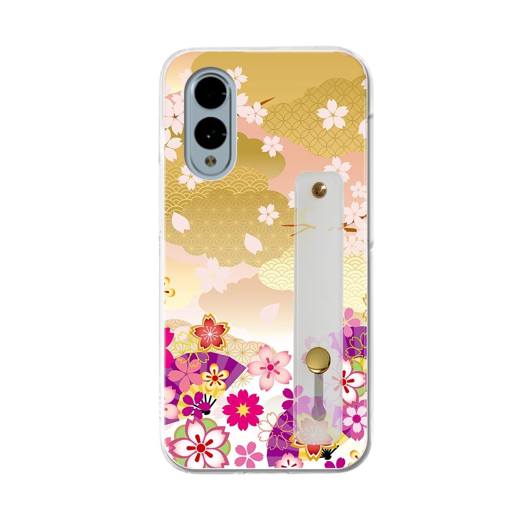 【送料無料】arrows We2 F-52E 用 ハードケース スマホ ベルト付 スマホバンド 落下防止 シリコン スタンド機能付 スリム 背面 片手持..