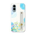 【送料無料】arrows We2 F-52E 用 ハードケース スマホ ベルト付 スマホバンド 落下防止 シリコン スタンド機能付 スリム 背面 片手持ち カバー 携帯リング フィンガーリング 角度調整 015455 笹 七夕 水玉