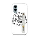 【送料無料】arrows We2 F-52E 用 ハードケース スマホ ベルト付 スマホバンド 落下防止 シリコン スタンド機能付 スリム 背面 片手持ち カバー 携帯リング フィンガーリング 角度調整 015999 yoga ヨガ 英字 おしゃれ