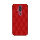 らくらくスマートフォン F-53E 用ハードケース f53e ケース カバー ハードケース 000277 チェック アーガイル トラッド