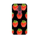 らくらくスマートフォン F-53E 用ハードケース f53e ケース カバー ハードケース 001533 苺 果実(2)