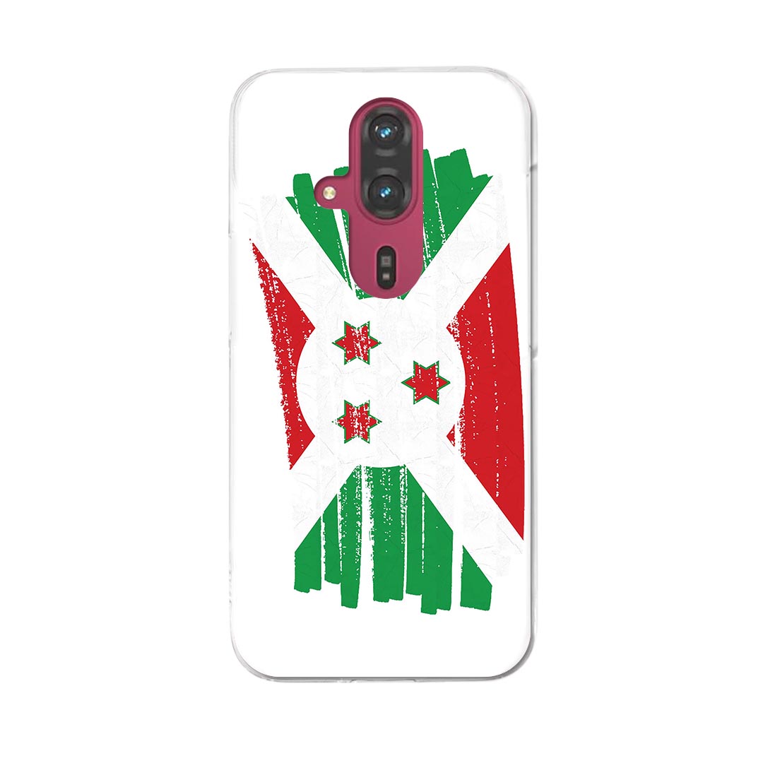 らくらくスマートフォン F-53E 用ハードケース f53e ケース カバー ハードケース 018410 burundi ブルンジ