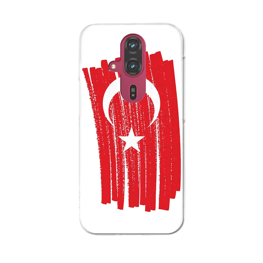 らくらくスマートフォン F-53E 用ハードケース f53e ケース カバー ハードケース 018586 turkey トルコ共和国