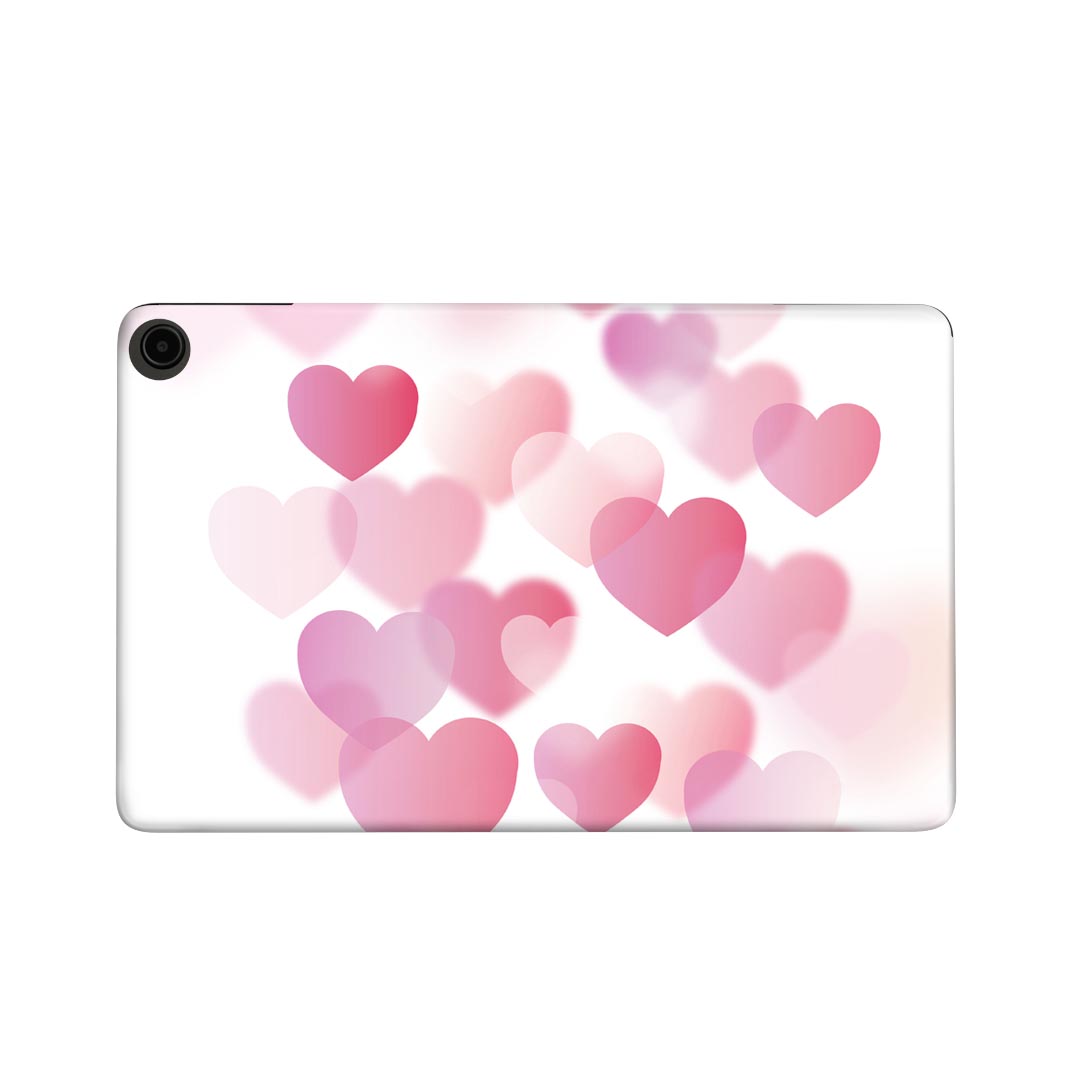 fire max 11 専用 ファイヤーマックス タブレット 専用スキンシール カバー ケース 保護 フィルム ステッカー デコ アクセサリー デザイン 001619 ハート