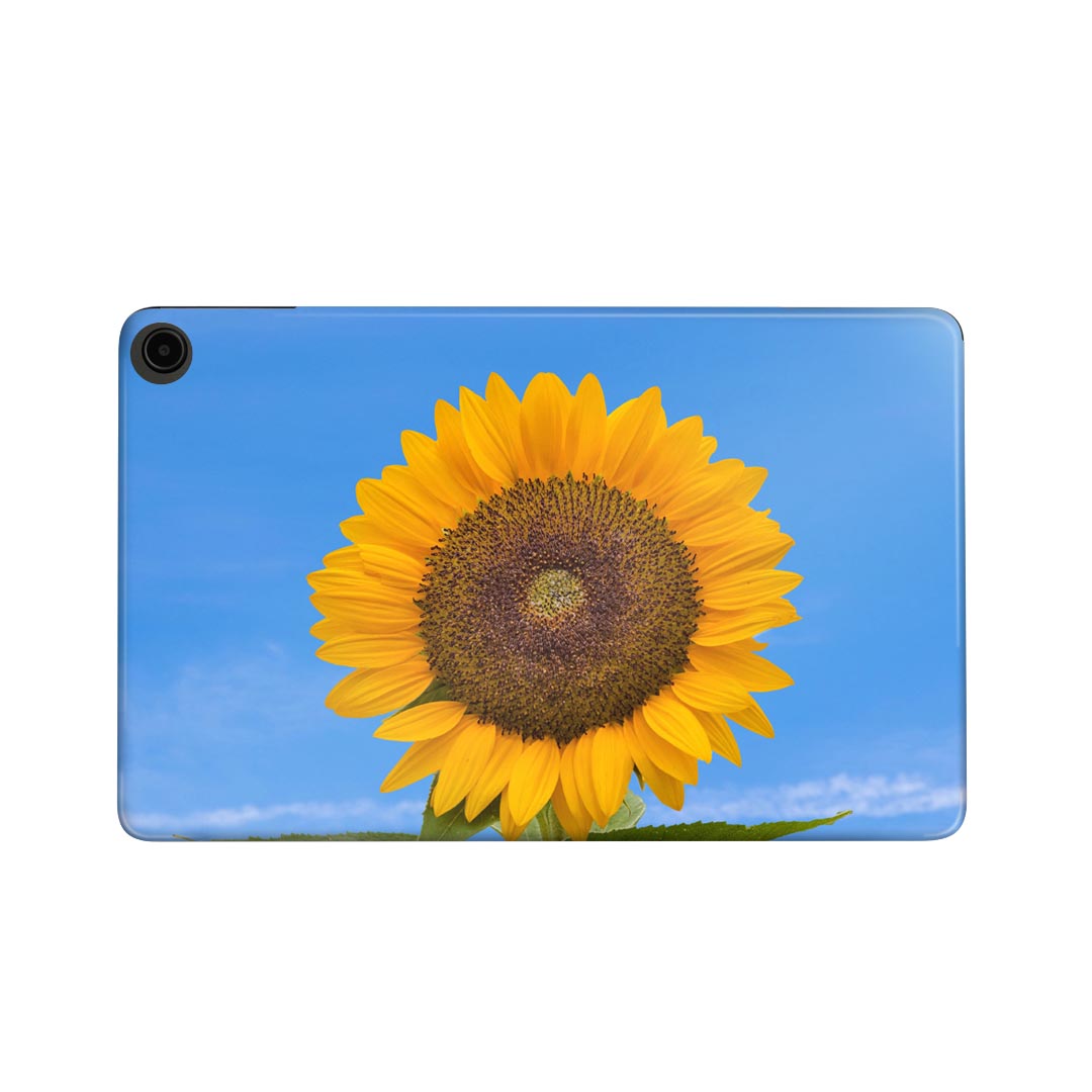 fire max 11 専用 ファイヤーマックス タブレット 専用スキンシール カバー ケース 保護 フィルム ステッカー デコ アクセサリー デザイン 023365 花 フラワー ひまわり 写真