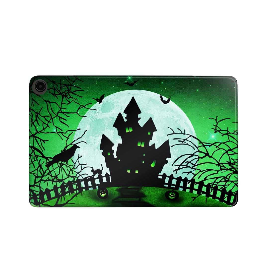 fire max 11 専用 ファイヤーマックス タブレット 専用スキンシール カバー ケース 保護 フィルム ステッカー デコ アクセサリー デザイン 004761 ハロウィン　イラスト