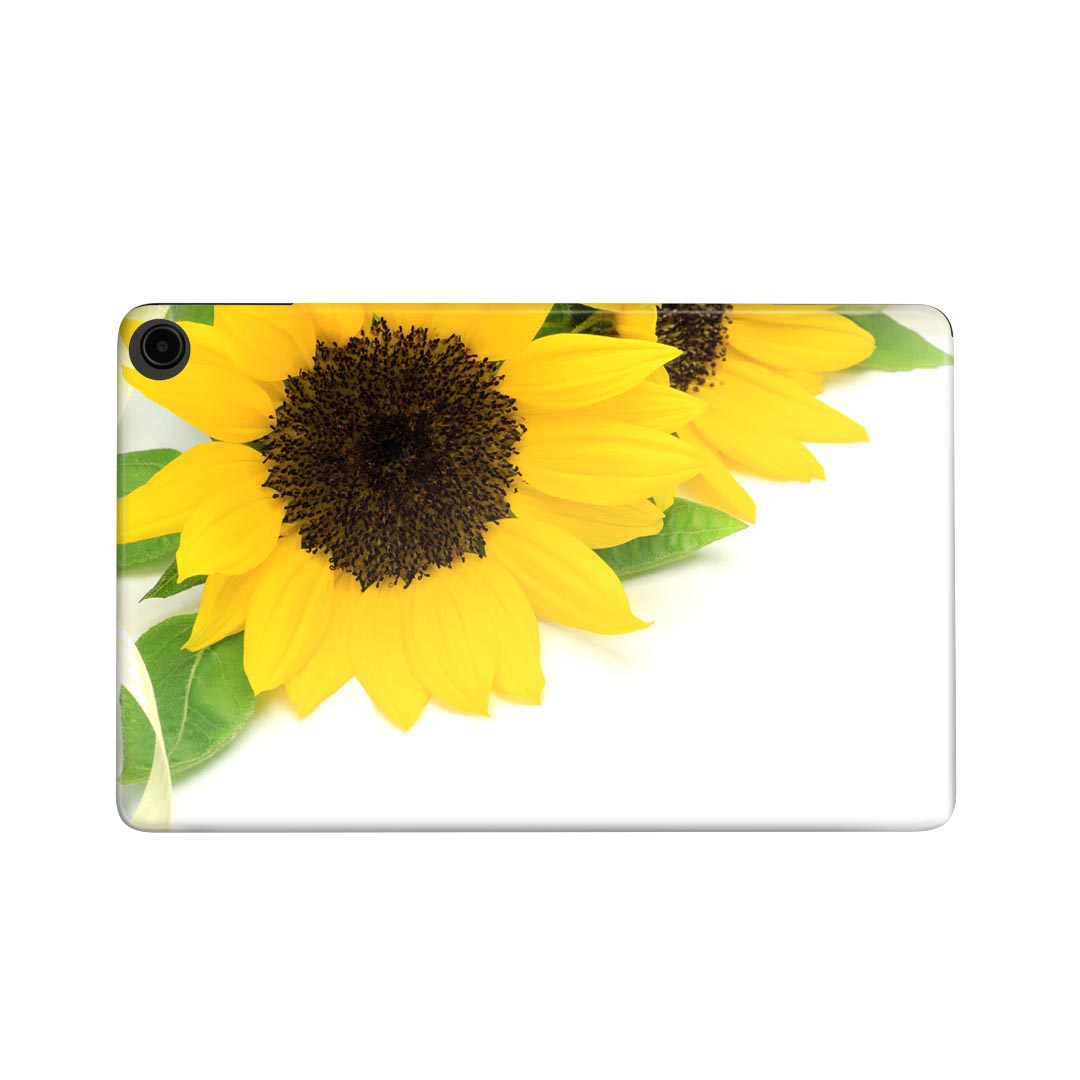 fire max 11 専用 ファイヤーマックス タブレット 専用スキンシール カバー ケース 保護 フィルム ステッカー デコ アクセサリー デザイン 005164 ひまわり 写真 シンプル