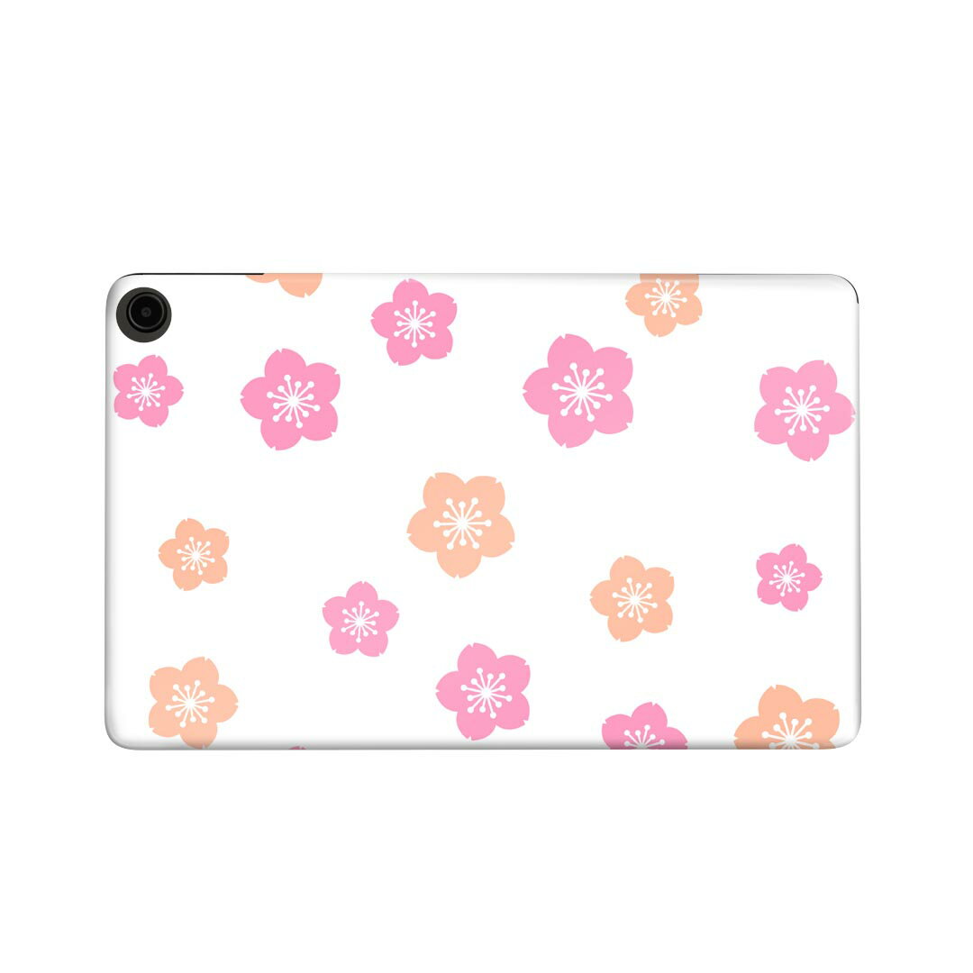 fire max 11 専用 ファイヤーマックス タブレット 専用スキンシール カバー ケース 保護 フィルム ステッカー デコ アクセサリー デザイン 012847 ひな祭り 桃の花