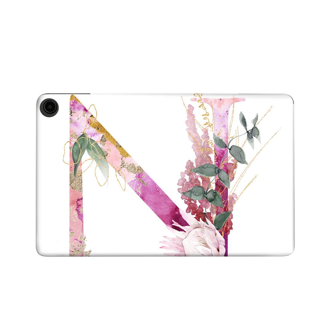 fire max 11 専用 ファイヤーマックス タブレット 専用スキンシール カバー ケース 保護 フィルム ステッカー デコ アクセサリー デザイン 019702 フォント 文字 n アルファベット