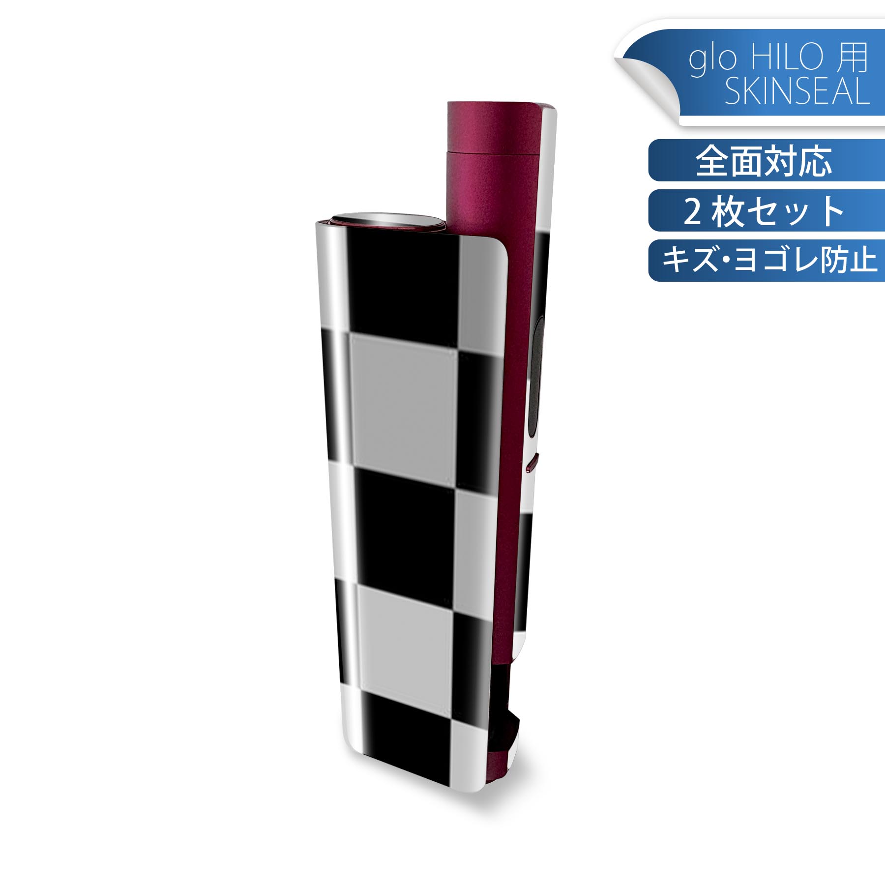 商品特徴・貼るだけでかんたん着せ替え、glo HILO plus 専用デザインスキンシール・高精細プリントで写真と遜色のない仕上がり！半光沢シートでしっとりツヤのある表現力・正面に加え、天面・底面シールがセットで一体感アップ！・ちょっとしたすり傷からglo hyperx2 本体を保護・接着部はエアフリー素材で気泡の心配も軽減・再剥離素材なので貼り付け時の調整も安心注意事項画像はサンプルですので、ご覧の環境によっては多少色味に違いを感じる場合がございます。 イメージと違った、モニターと色味が異なるという理由での交換や返金はご対応出来かねます。スキンシールのみの販売で、glo HILO plus 本体は付属しません。初回貼付時の位置調整や貼り直しは可能ですが、しっかりと押し付けて接着させた後の再剥離、再利用は保証しておりません。また接着部に油分や汚れが付着しますと角の部分は剥がれやすくなりますので、貼付時はあまり触れないようにご注意ください。無地のセミグロスシートにデザインをプリントした商品で、デコなどの加工はございません。 凹凸や光沢があるように見えたり布地や金属を素材にしたように見える商品もありますが、デザインの図版によるものです。印刷時に微妙な画像のズレが生じる場合がございます。ご注文後に1点1点制作する受注生産品の為、不良品以外のご返品や交換は固くお断りします。 発送について完全受注生産のハンドメイド商品となりますので、既製品と比べて発送までお時間を頂いています。 基本的に決済確認後、最大で10営業日での発送となります。繁忙期や休業日明けの場合はさらに時間がかかる場合があります。 その際には別途メールにてご連絡致します。メール便の場合、発送日から到着までに2?4日ほどかかる場合が多く、紛失などの保障もご対応できかねます。あらかじめご了承下さい。