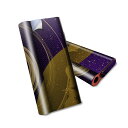 glo hyper air 専用 デザインスキンシール 全面 フルセット カバー ケース 保護 グロー ハイパー エア グロウ ステッカー デコ アクセサリー 電子たばこ 000045 日本語・和柄 和柄 金色 紫