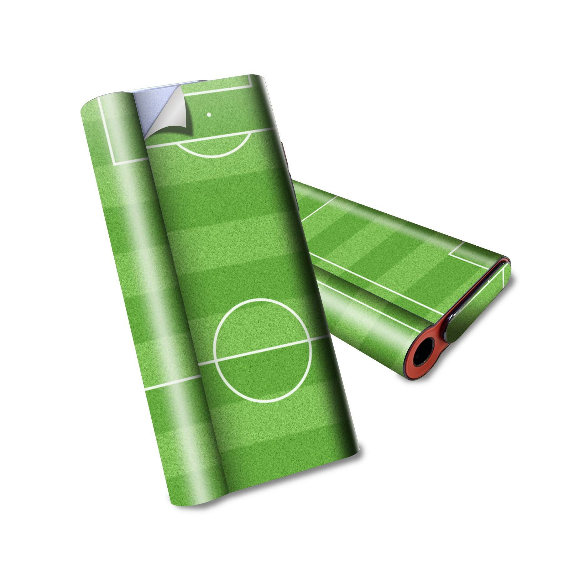 glo hyper air 専用 デザインスキンシール 全面 フルセット カバー ケース 保護 グロー ハイパー エア グロウ ステッカー デコ アクセサリー 電子たばこ 000897 サッカー　ゴール