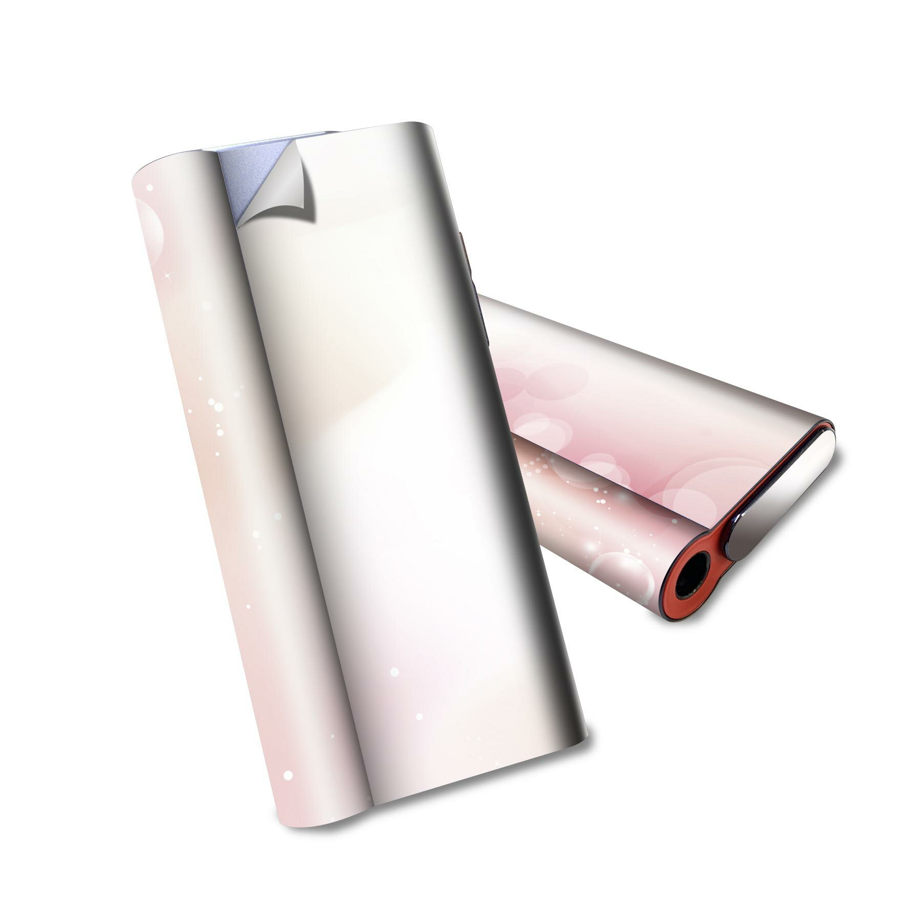 glo hyper air 専用 デザインスキンシール 全面 フルセット カバー ケース 保護 グロー ハイパー エア グロウ ステッカー デコ アクセサリー 電子たばこ 002021 ピンク しゃぼん玉