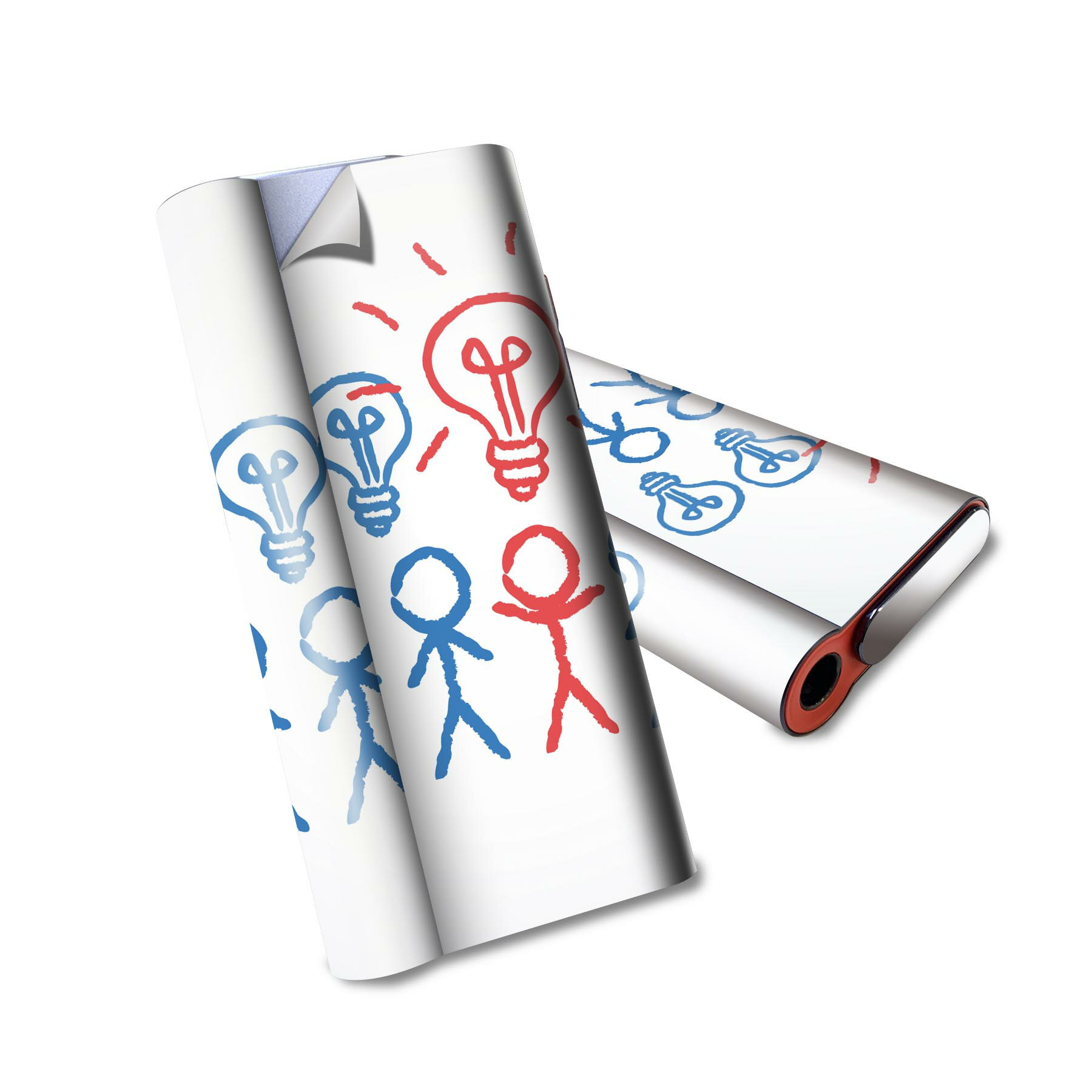 glo hyper air 専用 デザインスキンシール 全面 フルセット カバー ケース 保護 グロー ハイパー エア グロウ ステッカー デコ アクセサリー 電子たばこ 003453 イラスト　キャラクター　カラフル