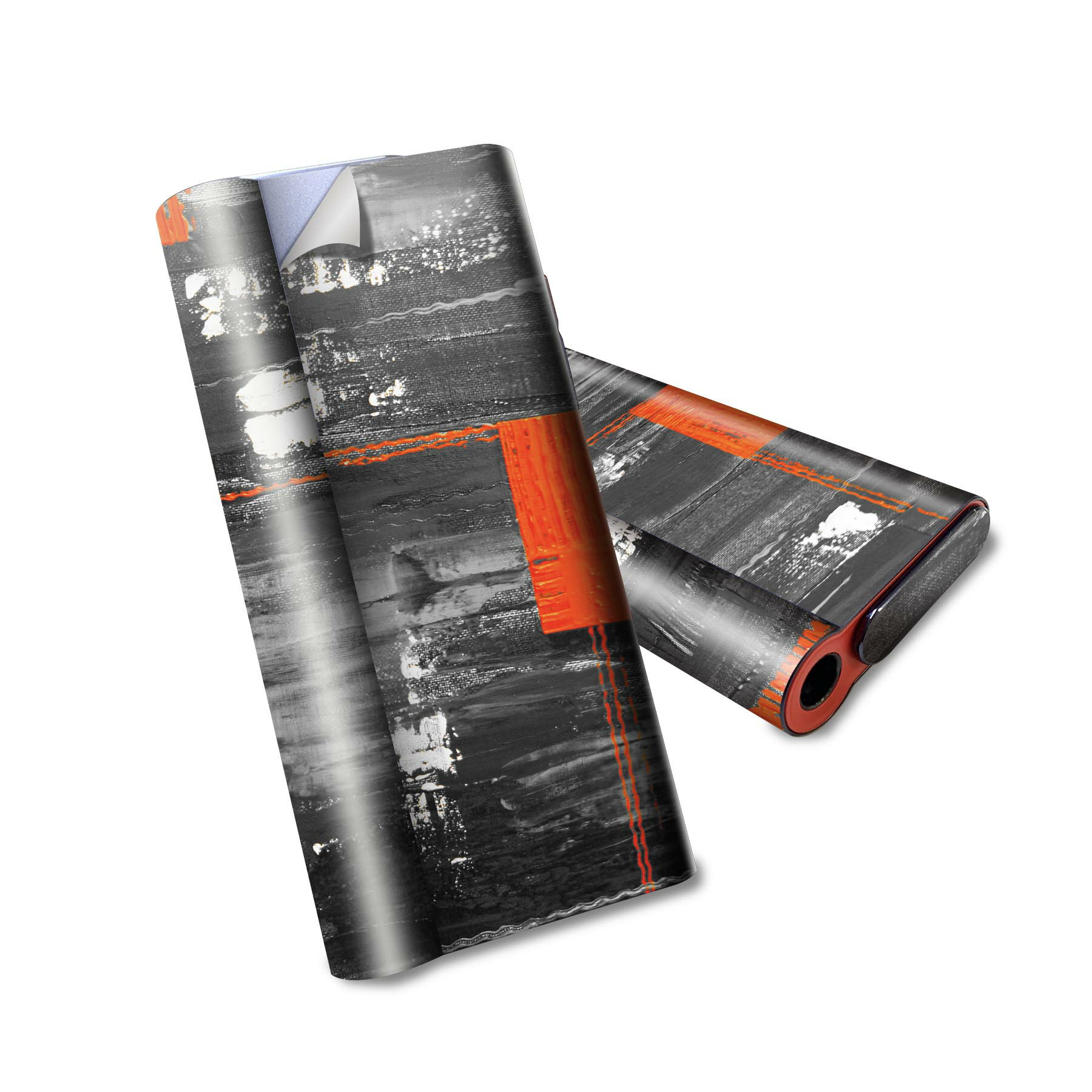 glo hyper air 専用 デザインスキンシール 全面 フルセット カバー ケース 保護 グロー ハイパー エア グロウ ステッカー デコ アクセサリー 電子たばこ 022927 ペイント　模様　柄