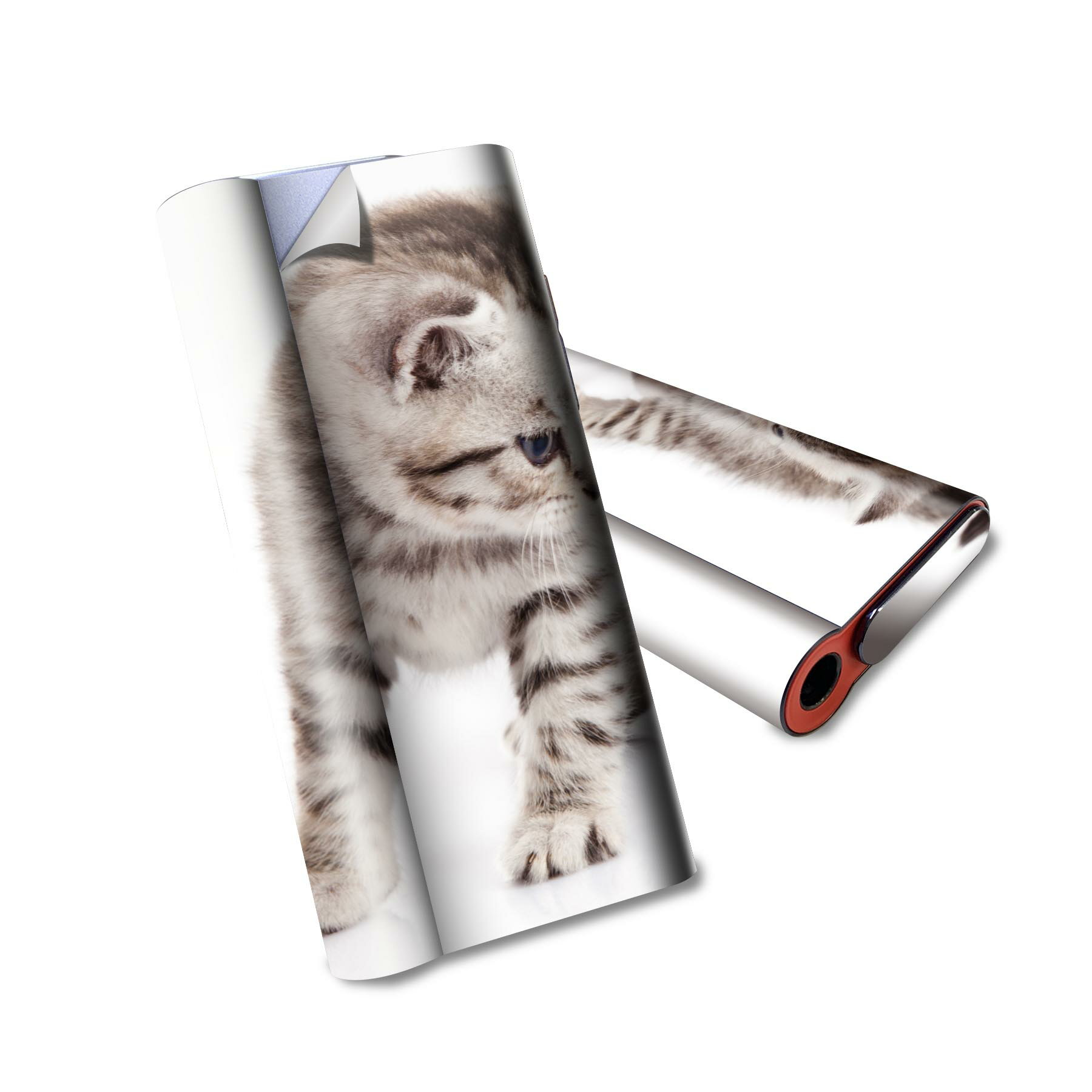 glo hyper air 専用 デザインスキンシール 全面 フルセット カバー ケース 保護 グロー ハイパー エア グロウ ステッカー デコ アクセサリー 電子たばこ 006228 写真　ネコ　ねこ