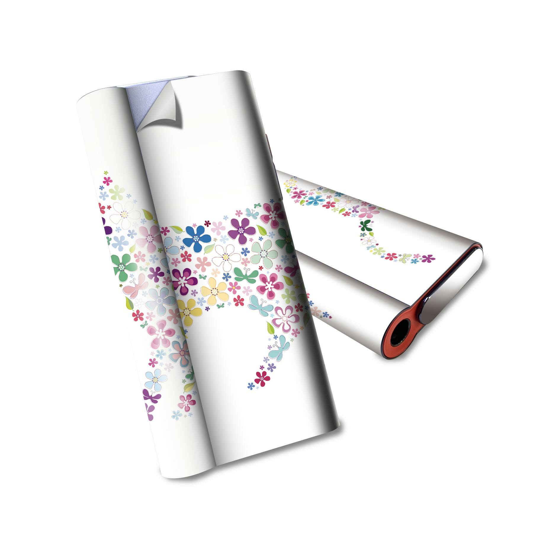 glo hyper air 専用 デザインスキンシール 全面 フルセット カバー ケース 保護 グロー ハイパー エア グロウ ステッカー デコ アクセサリー 電子たばこ 007664 アニマル 花　　猫　ねこ