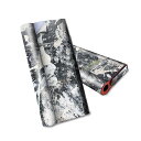 glo hyper air 専用 デザインスキンシール 全面 フルセット カバー ケース 保護 グロー ハイパー エア グロウ ステッカー デコ アクセサリー 電子たばこ 008415 インク ペンキ 写真 白 ホワイト