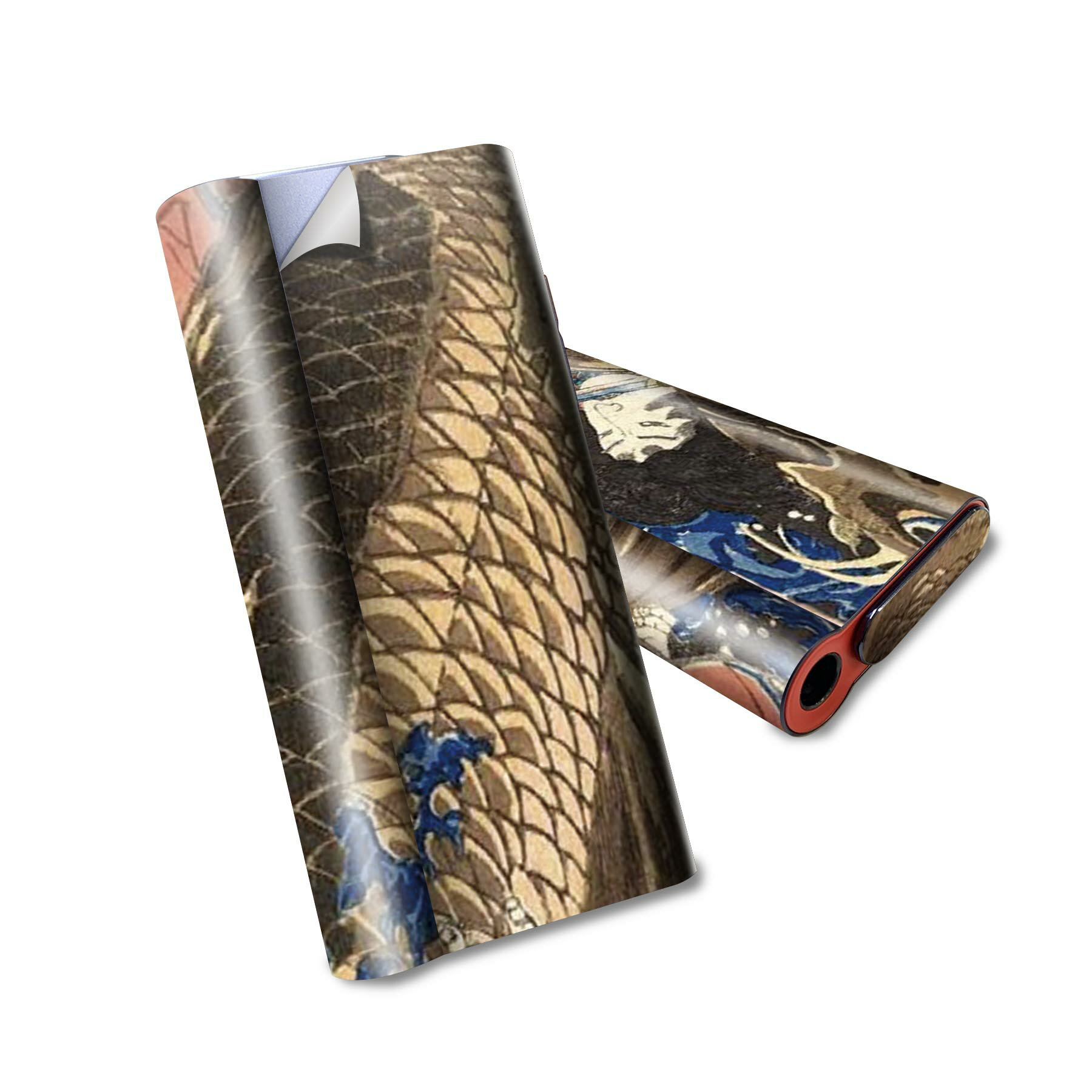 glo hyper air 専用 デザインスキンシール 全面 フルセット カバー ケース 保護 グロー ハイパー エア グロウ ステッカー デコ アクセサリー 電子たばこ 011479 和風　和柄　鯉