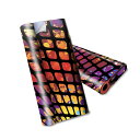 glo hyper air 専用 デザインスキンシール 全面 フルセット カバー ケース 保護 グロー ハイパー エア グロウ ステッカー デコ アクセサリー 電子たばこ 012642 黒 カラフル レインボー