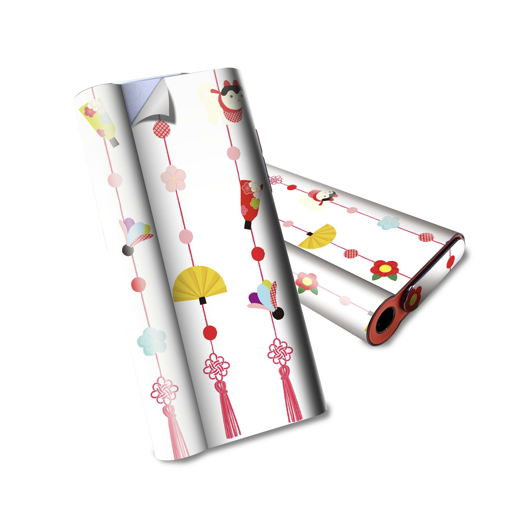 glo hyper air 専用 デザインスキンシール 全面 フルセット カバー ケース 保護 グロー ハイパー エア グロウ ステッカー デコ アクセサリー 電子たばこ 012868 ひな祭り 桃の花 節句