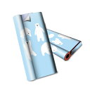 glo hyper air 専用 デザインスキンシール 全面 フルセット カバー ケース 保護 グロー ハイパー エア グロウ ステッカー デコ アクセサリー 電子たばこ 016437 シロクマ 動物