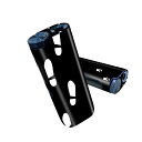 glo hyper pro 用 デザインスキンシール 側面2枚 天面3枚 セット 360°カバー ケース 保護 グロー ハイパー プロ グロウ ステッカー デコ アクセサリー 000021 足跡 動物 黒